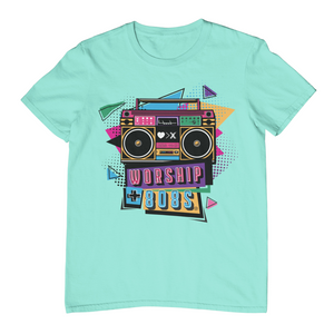 Worship + 808s® Retro short sleeve t-shirt (cool mint)
