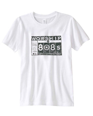 Worship + 808s ♣️🏠 white T-shirt