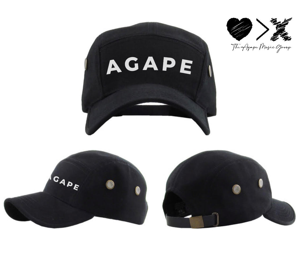 AGAPE Cadet Hat (black/white)