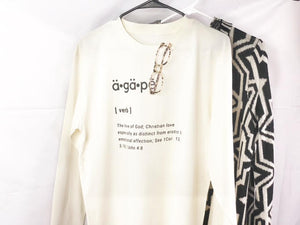 AGAPE Defined long sleeve tee